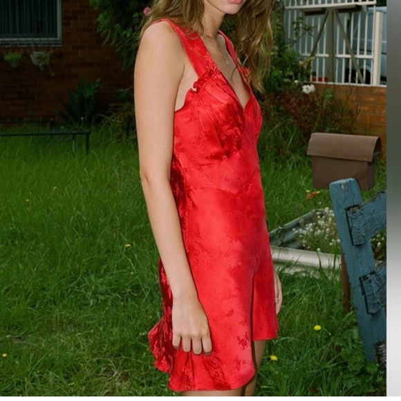 Realisation Par Red Mini Dress - Picture 1 of 8